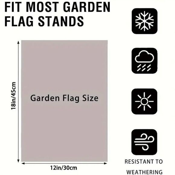 Brand New Merry Christmas Santa Please Stop Here Garden Flag - Picture 4 of 9